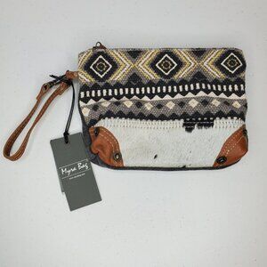 Myra Bag Bison Ridge Zipper Pouch Wristlet
